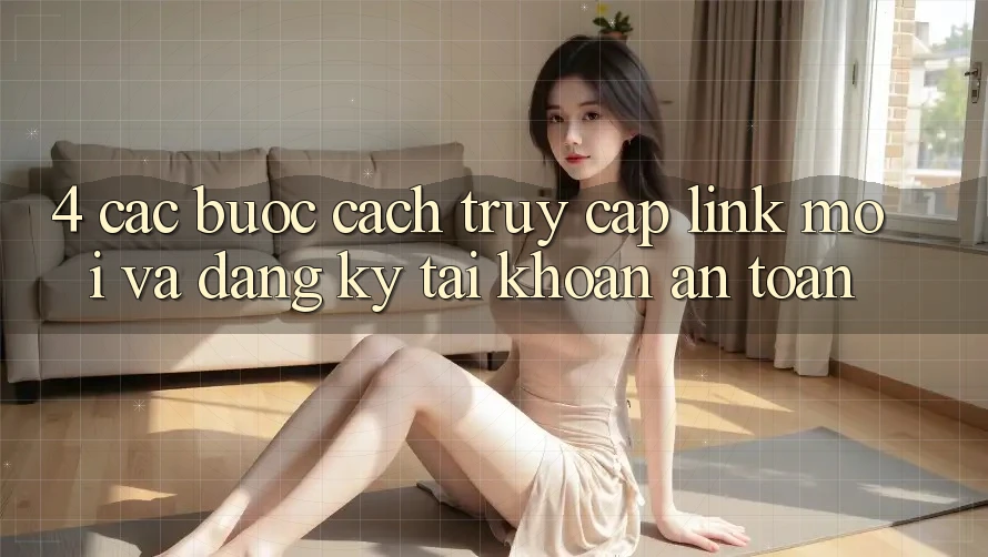 4. Các bước Cách Truy Cập Link Mới Và Đăng Ký Tài Khoản An Toàn