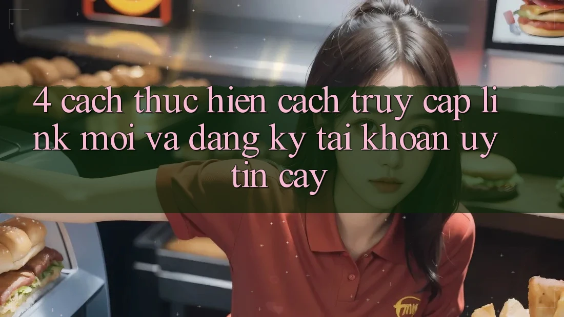 4. Cách thực hiện Cách Truy Cập Link Mới Và Đăng Ký Tài Khoản Uy tín cậy