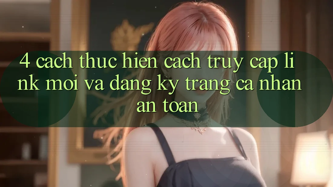 4. Cách thực hiện Cách Truy Cập Link Mới Và Đăng Ký Trang cá nhân An Toàn