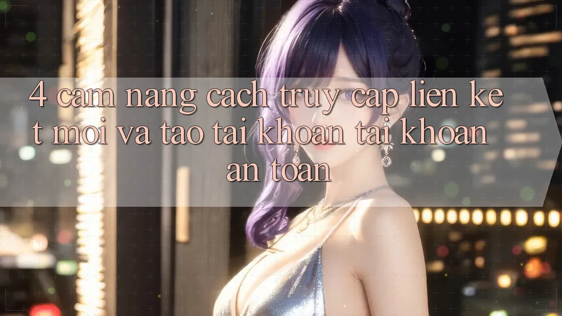4. Cẩm nang Cách Truy Cập Liên kết Mới Và Tạo tài khoản Tài Khoản An Toàn
