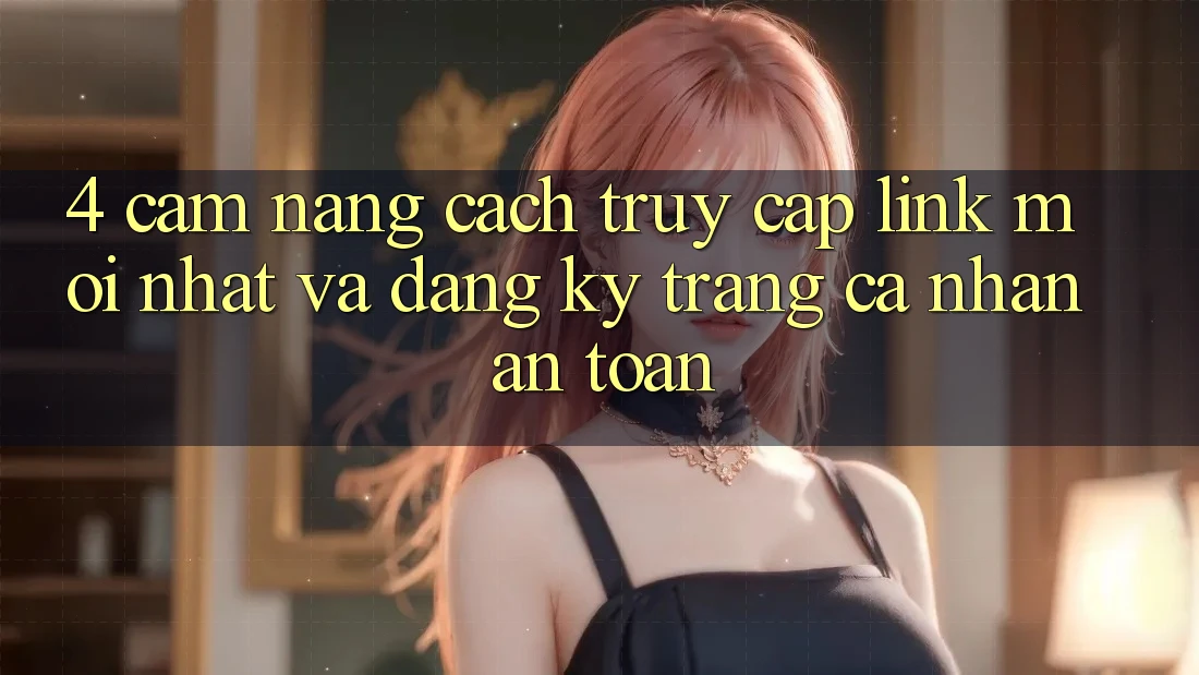 4. Cẩm nang Cách Truy Cập Link Mới nhất Và Đăng Ký Trang cá nhân An Toàn