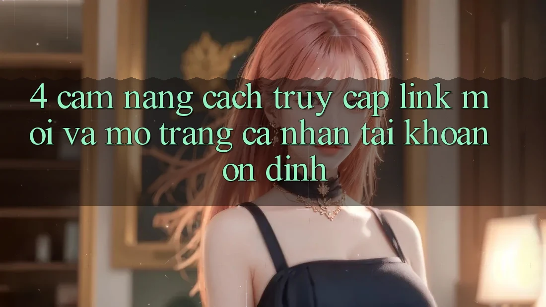 4. Cẩm nang Cách Truy Cập Link Mới Và Mở trang cá nhân Tài Khoản Ổn định