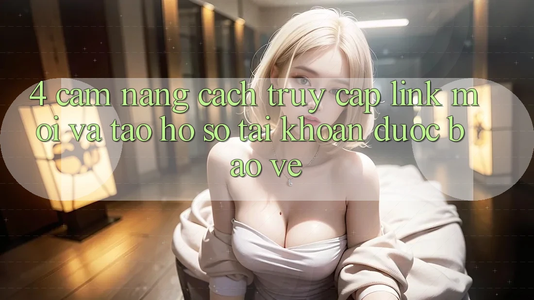 4. Cẩm nang Cách Truy Cập Link Mới Và Tạo hồ sơ Tài Khoản Được bảo vệ
