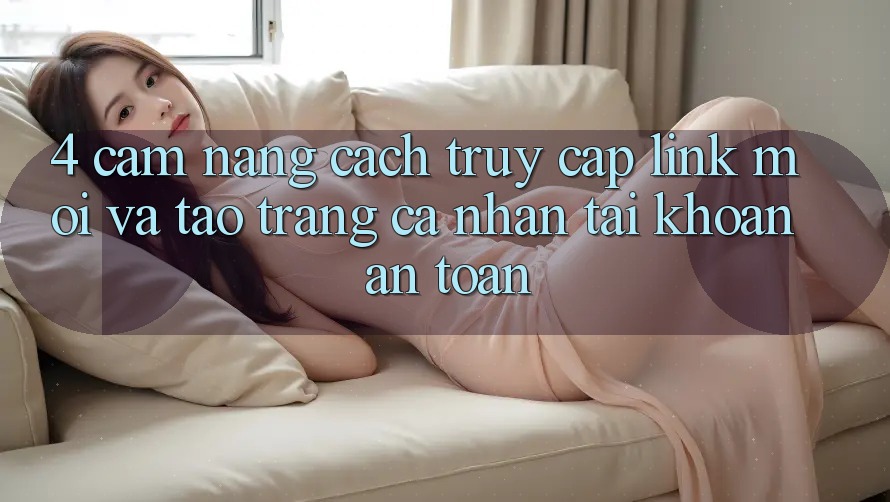 4. Cẩm nang Cách Truy Cập Link Mới Và Tạo trang cá nhân Tài Khoản An Toàn
