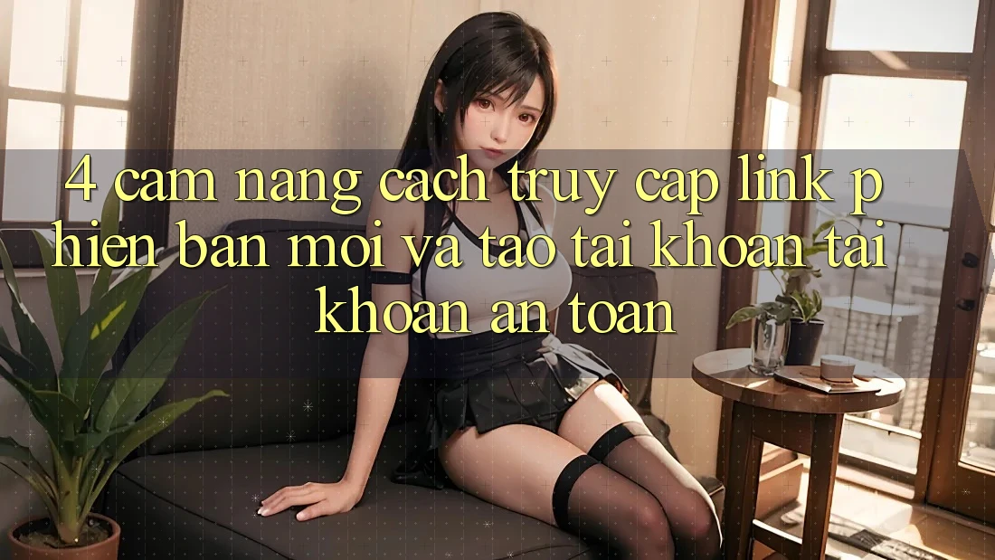 4. Cẩm nang Cách Truy Cập Link Phiên bản mới Và Tạo tài khoản Tài Khoản An Toàn