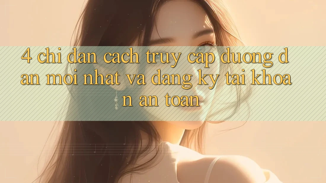 4. Chỉ dẫn Cách Truy Cập Đường dẫn Mới nhất Và Đăng Ký Tài Khoản An Toàn