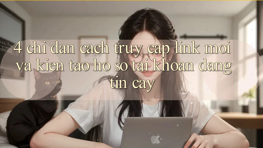 4. Chỉ dẫn Cách Truy Cập Link Mới Và Kiến tạo hồ sơ Tài Khoản Đáng tin cậy