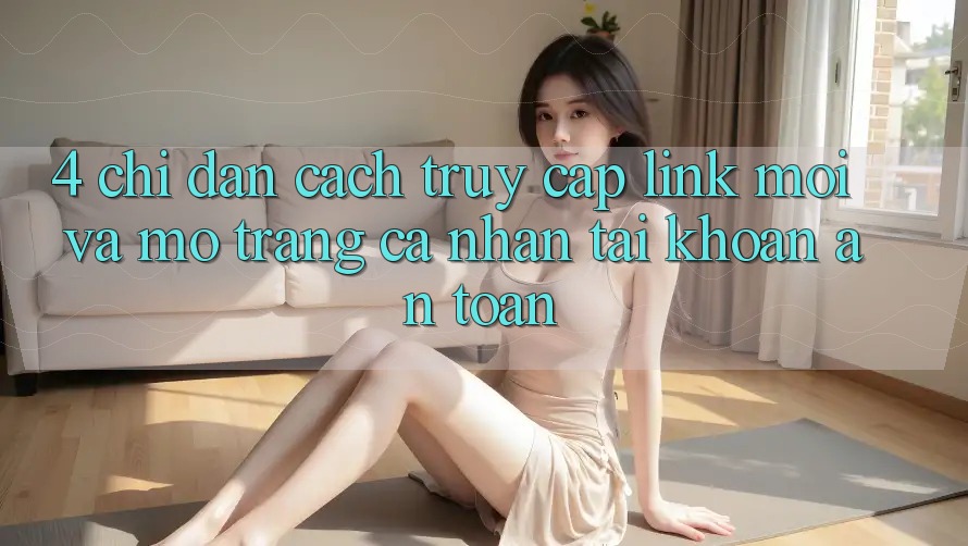4. Chỉ dẫn Cách Truy Cập Link Mới Và Mở trang cá nhân Tài Khoản An Toàn