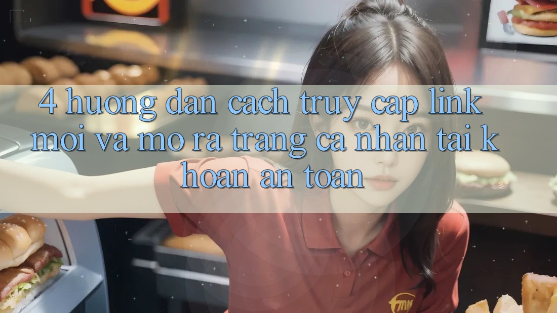 4. Hướng Dẫn Cách Truy Cập Link Mới Và Mở ra trang cá nhân Tài Khoản An Toàn