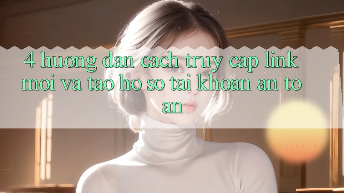 4. Hướng Dẫn Cách Truy Cập Link Mới Và Tạo hồ sơ Tài Khoản An Toàn