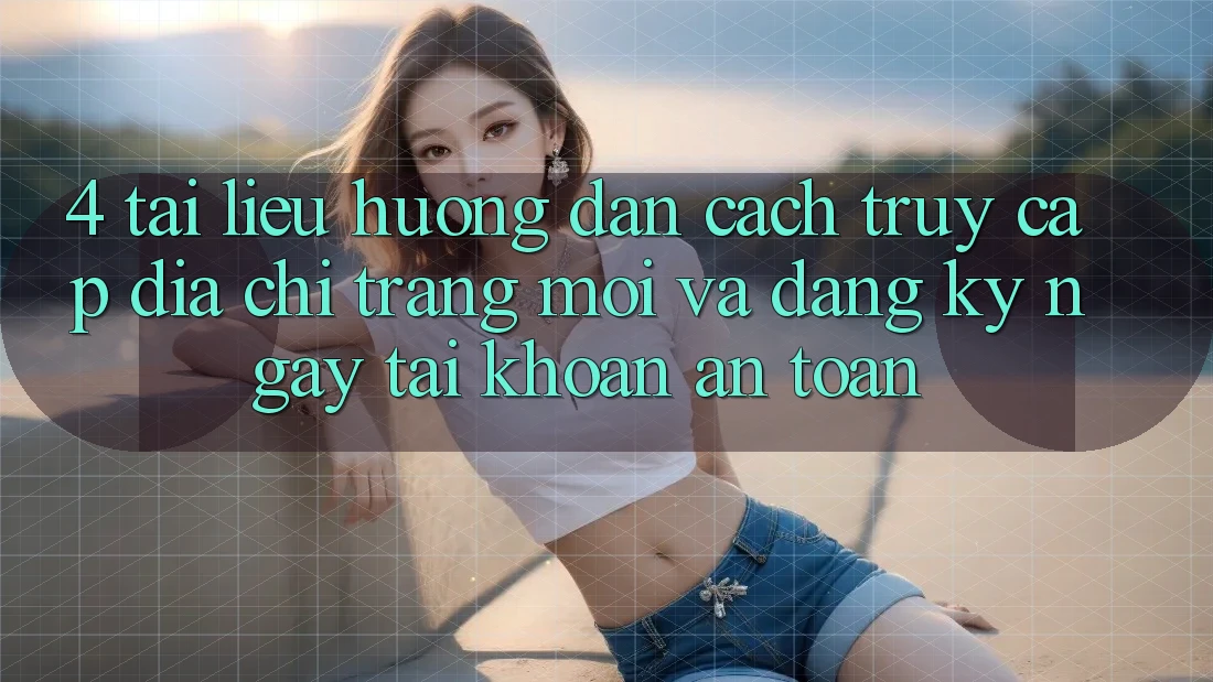 4. Tài liệu hướng dẫn Cách Truy Cập Địa chỉ trang Mới Và Đăng ký ngay Tài Khoản An Toàn
