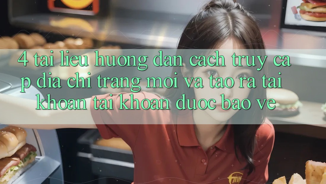 4. Tài liệu hướng dẫn Cách Truy Cập Địa chỉ trang Mới Và Tạo ra tài khoản Tài Khoản Được bảo vệ