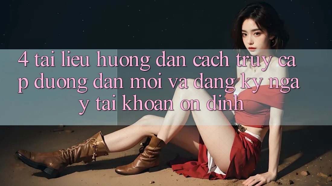 4. Tài liệu hướng dẫn Cách Truy Cập Đường dẫn Mới Và Đăng ký ngay Tài Khoản Ổn định