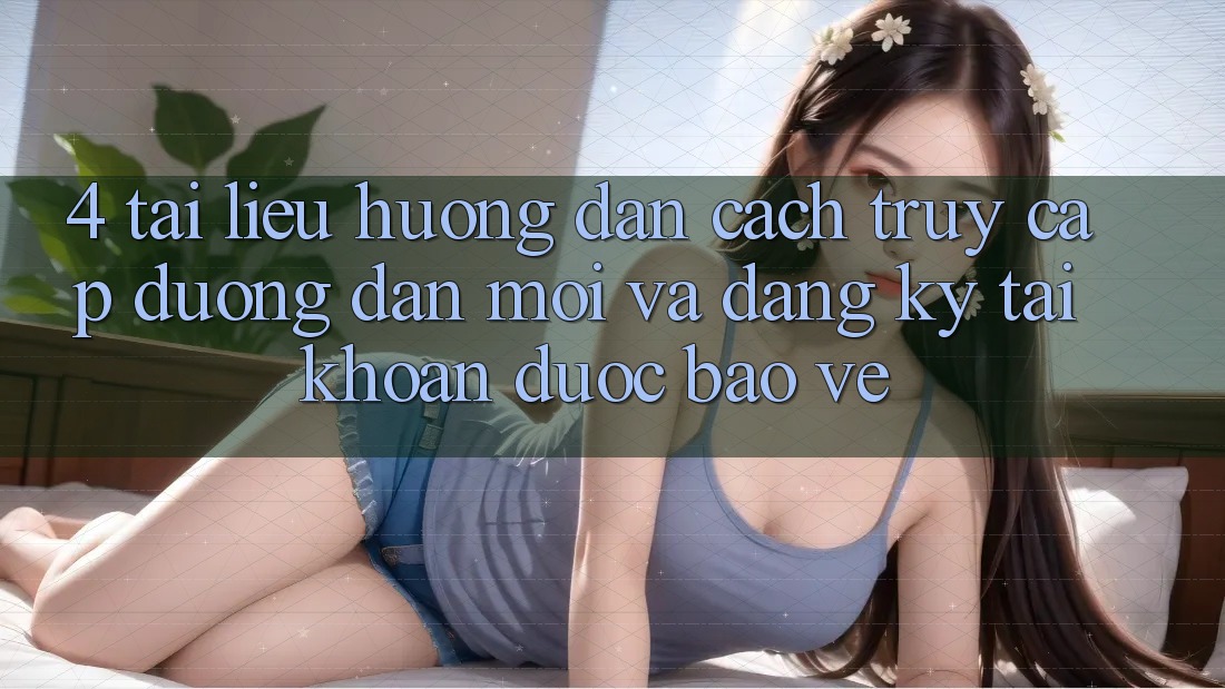 4. Tài liệu hướng dẫn Cách Truy Cập Đường dẫn Mới Và Đăng Ký Tài Khoản Được bảo vệ