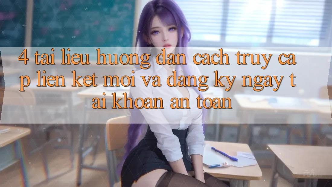 4. Tài liệu hướng dẫn Cách Truy Cập Liên kết Mới Và Đăng ký ngay Tài Khoản An Toàn