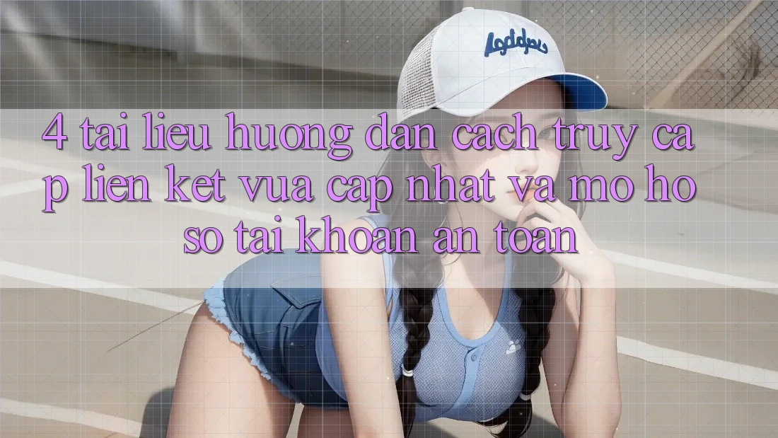 4. Tài liệu hướng dẫn Cách Truy Cập Liên kết Vừa cập nhật Và Mở hồ sơ Tài Khoản An Toàn