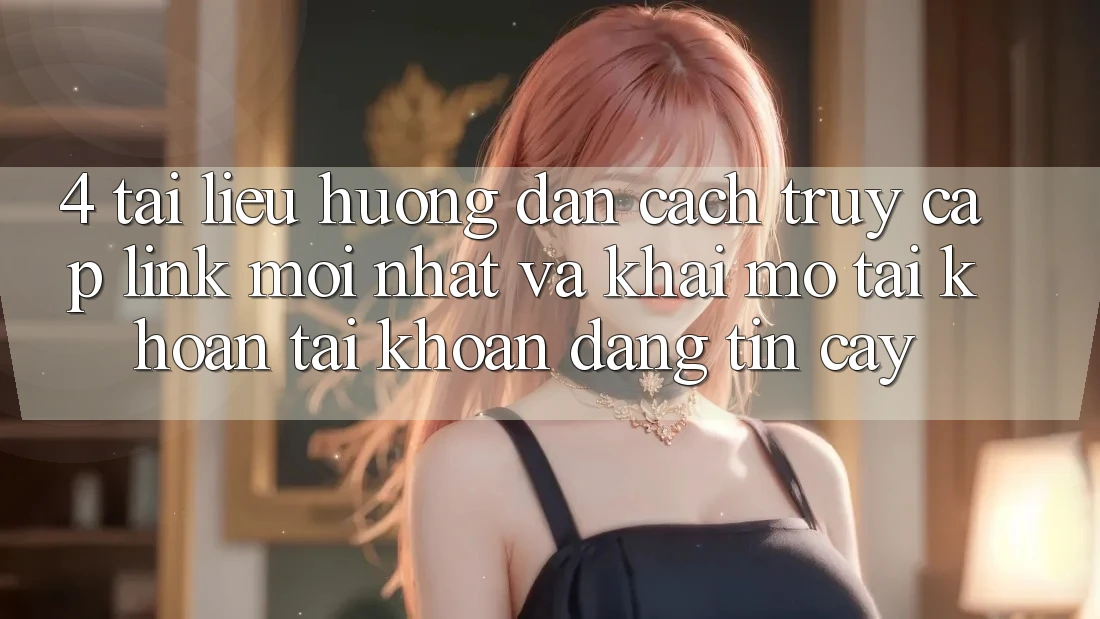 4. Tài liệu hướng dẫn Cách Truy Cập Link Mới nhất Và Khai mở tài khoản Tài Khoản Đáng tin cậy 4. Tài liệu hướng dẫn Cách Truy Cập Link Mới nhất Và Khai mở tài khoản Tài Khoản Đáng tin cậy