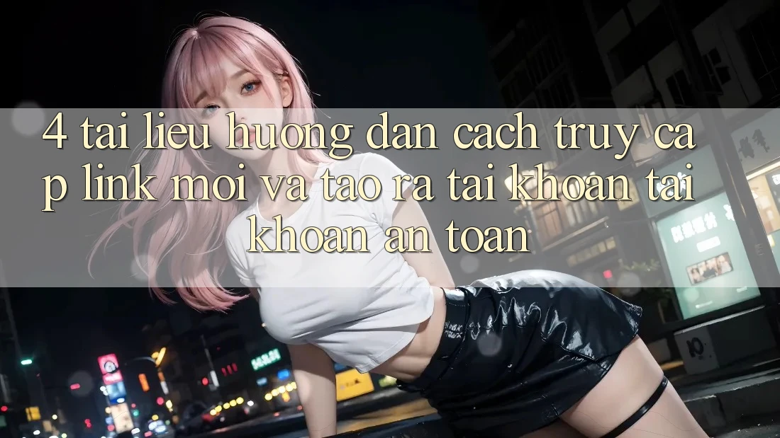 4. Tài liệu hướng dẫn Cách Truy Cập Link Mới Và Tạo ra tài khoản Tài Khoản An Toàn