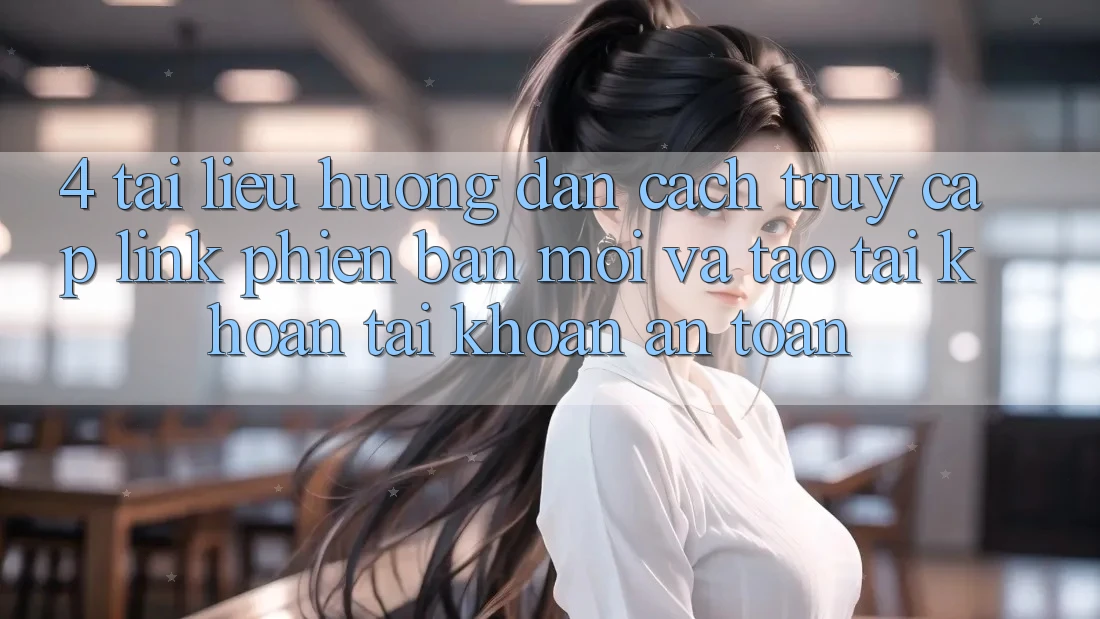 4. Tài liệu hướng dẫn Cách Truy Cập Link Phiên bản mới Và Tạo tài khoản Tài Khoản An Toàn 4. Tài liệu hướng dẫn Cách Truy Cập Link Phiên bản mới Và Tạo tài khoản Tài Khoản An Toàn