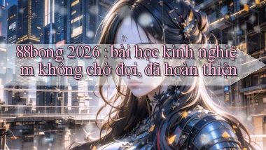 88bong 2026 bài học kinh nghiệm không chờ đợi, đã hoàn thiện