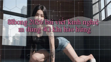 88bong 2026 bài viết kinh nghiệm dùng 4G khi hào hứng