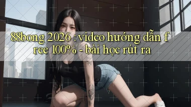 88bong 2026 video hướng dẫn free 100%   bài học rút ra
