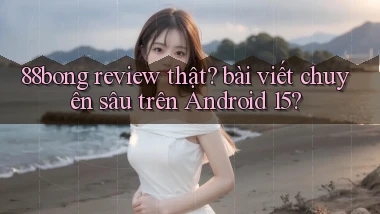 88bong review thật bài viết chuyên sâu trên Android 15