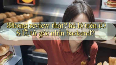 88bong review thật hé lộ trên iOS 17, từ góc nhìn backend