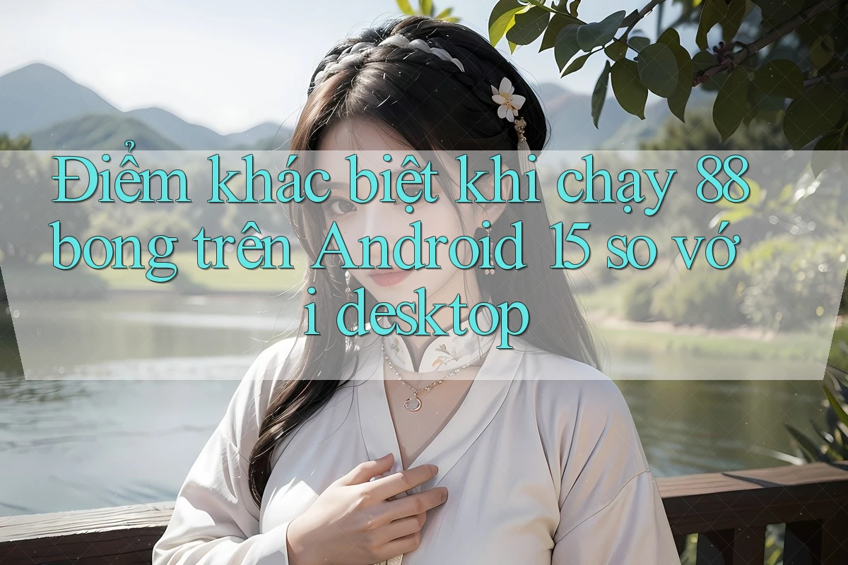 Điểm khác biệt khi chạy 88bong trên Android 15 so với desktop