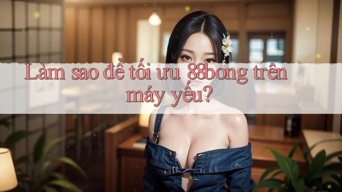 Làm sao để tối ưu 88bong trên máy yếu? Làm sao để tối ưu 88bong trên máy yếu?