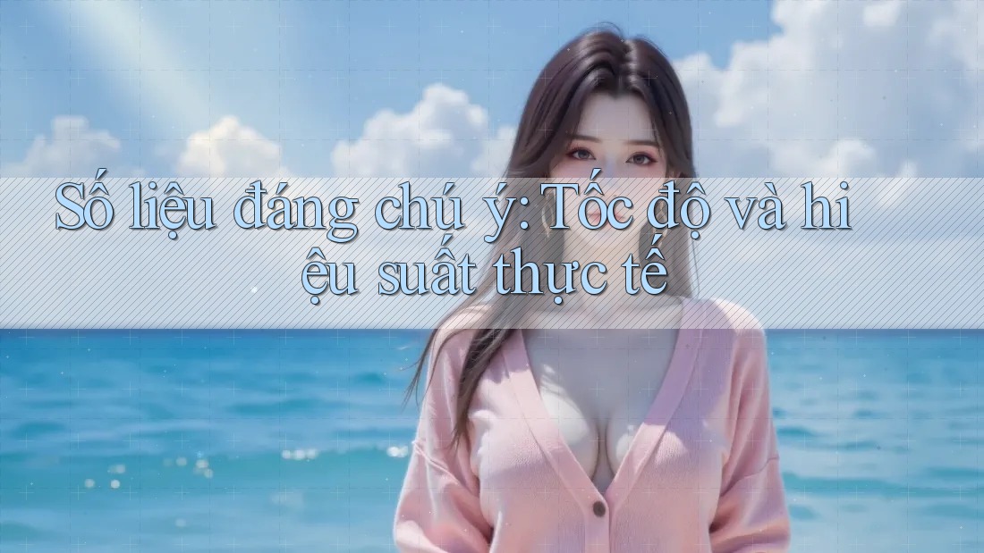Số liệu đáng chú ý: Tốc độ và hiệu suất thực tế