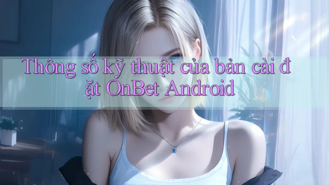 Thông số kỹ thuật của bản cài đặt OnBet Android