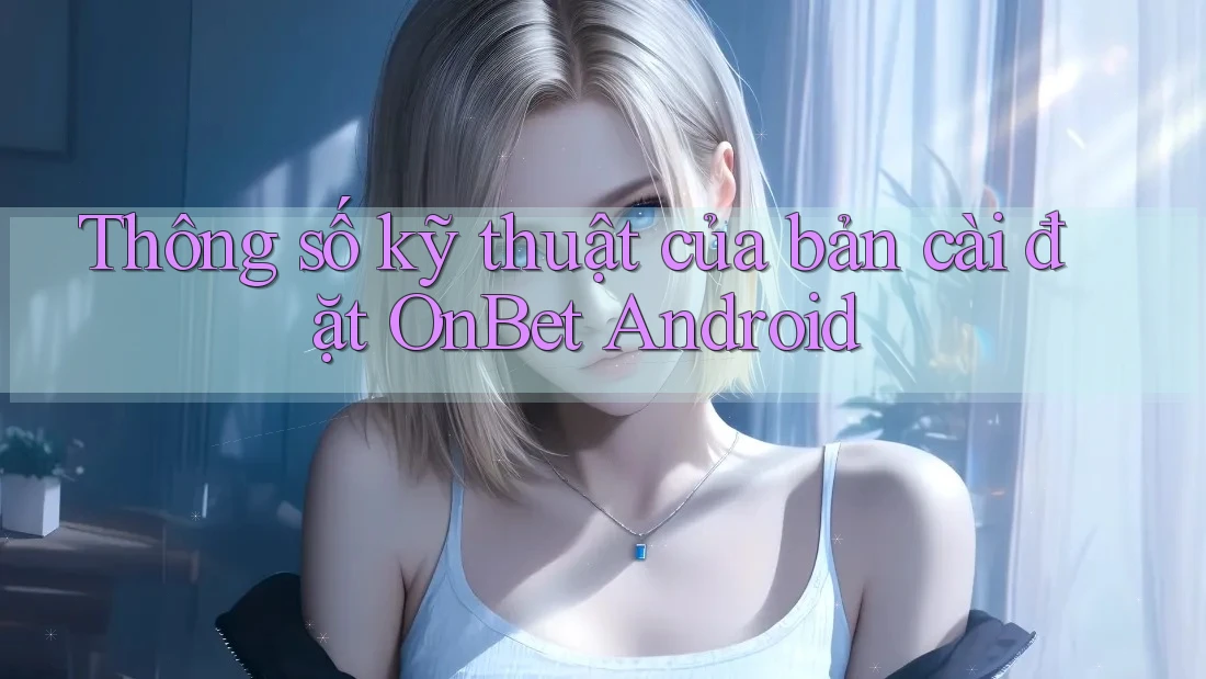 Thông số kỹ thuật của bản cài đặt OnBet Android