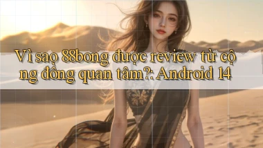 Vì sao 88bong được review từ cộng đồng quan tâm Android 14